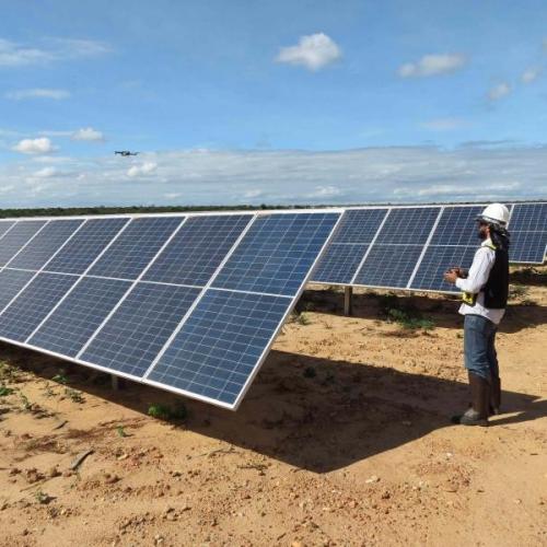 Inspeção de energia fotovoltaica